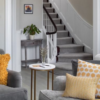 the georgian townhouse staircase