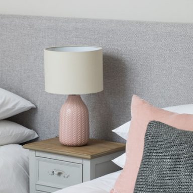 the georgian townhouse pink guest room table light