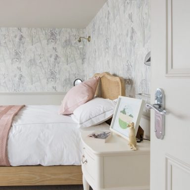 guest annexe apartment bedroom lighting