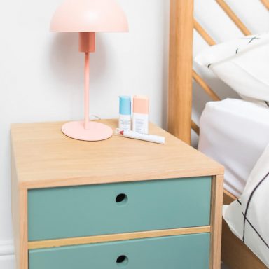 brighton airbnb bedside table