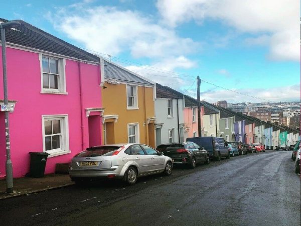 Brighton street house colours