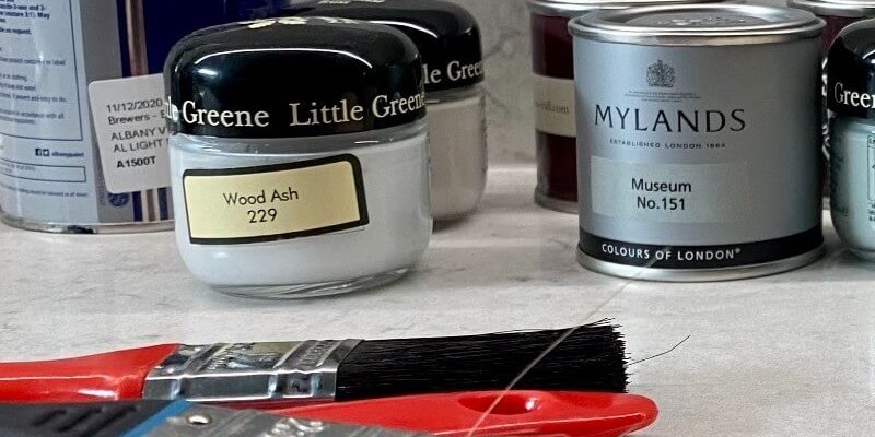 sample paint pots sample paint pots