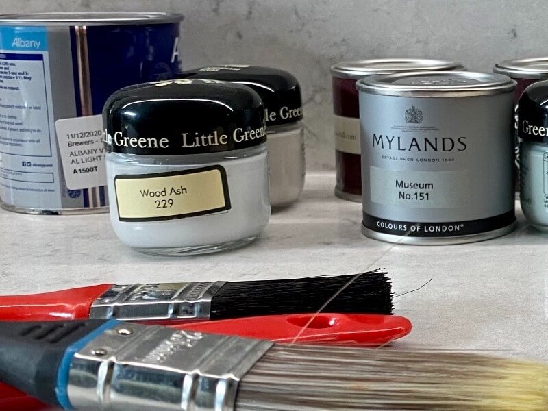 sample paint pots sample paint pots