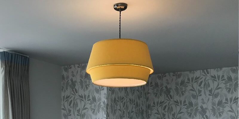 yellow pendant ceiling light