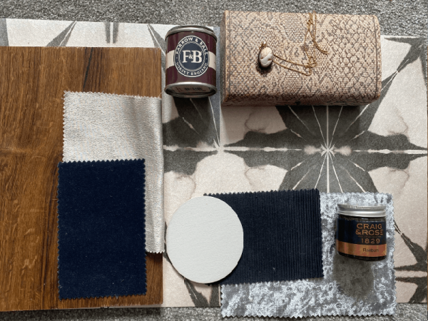 Vintage style bedroom flatlay 2 Vintage style mood board