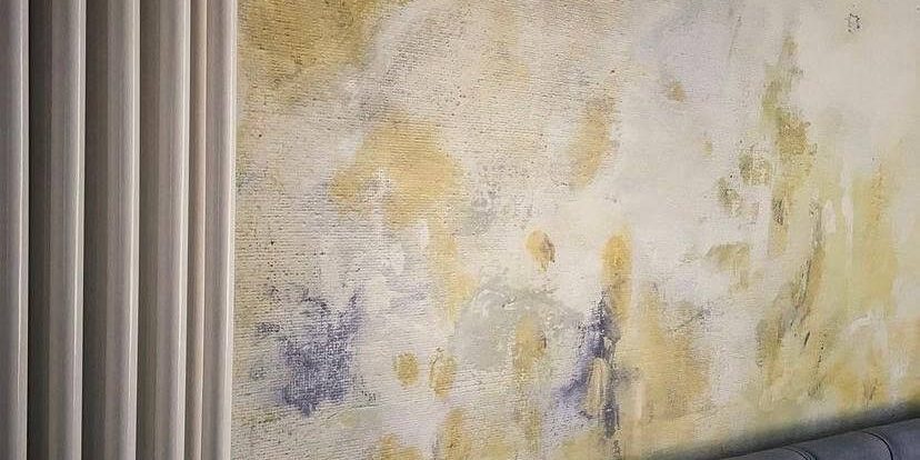 Wall mural feature wall