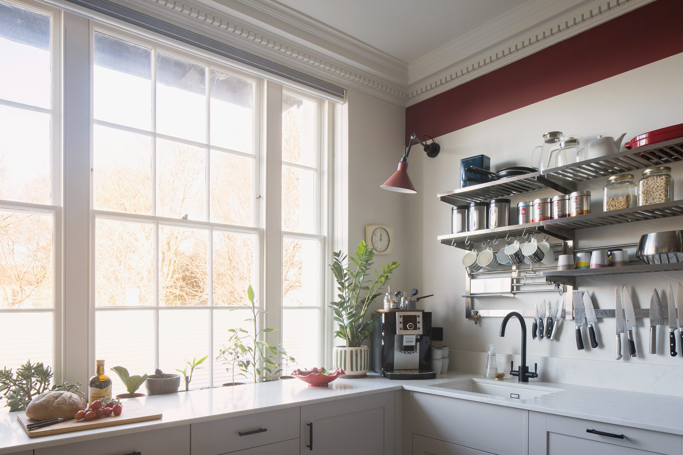 Characterful kitchen interior in a Brighton period home designed by Elixir Interior Design