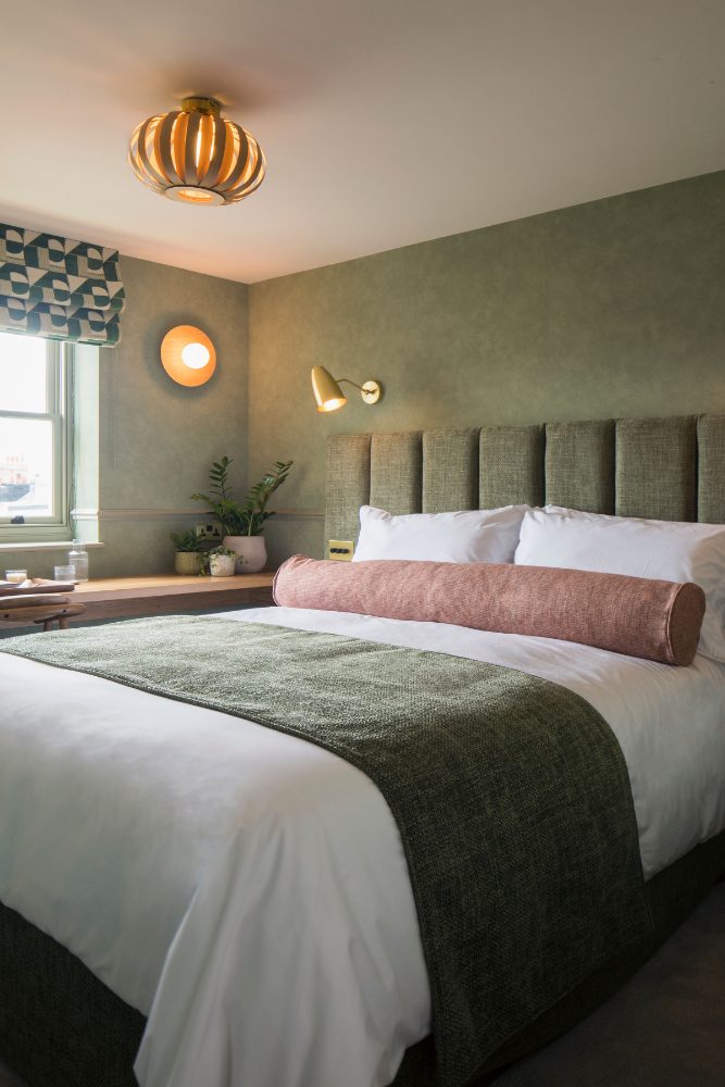 boutique hotel bedroom interior design brighton